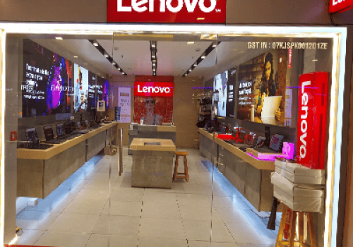Lenovo store image Ambience mall Vasant Kunj