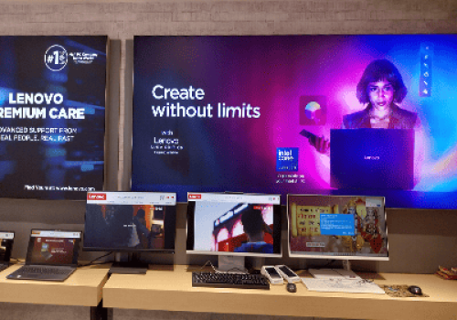 Lenovo store image Ambience mall Vasant Kunj 4