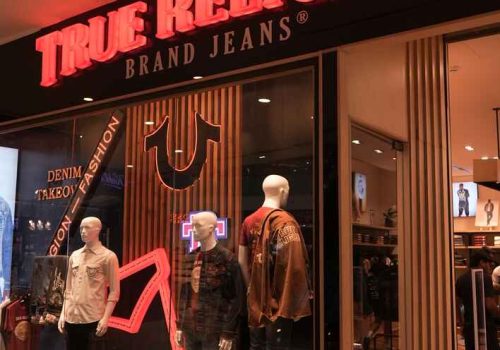 True religion jeans brand Ambience mall Vasant Kunj